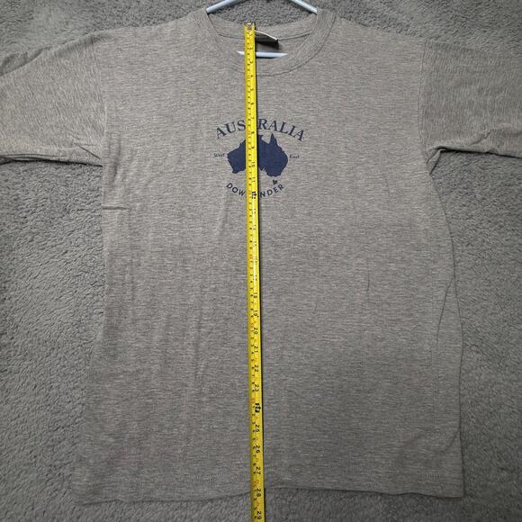 Vintage Australia Down Under T Shirt Adult Large Gray Short Sleeve - Picture 6 of 8